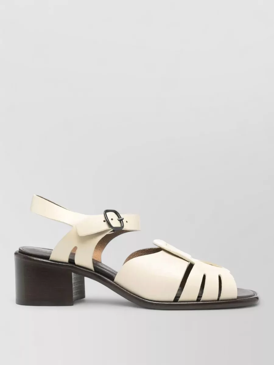 Hereu Leather Square Heeled Sandals
