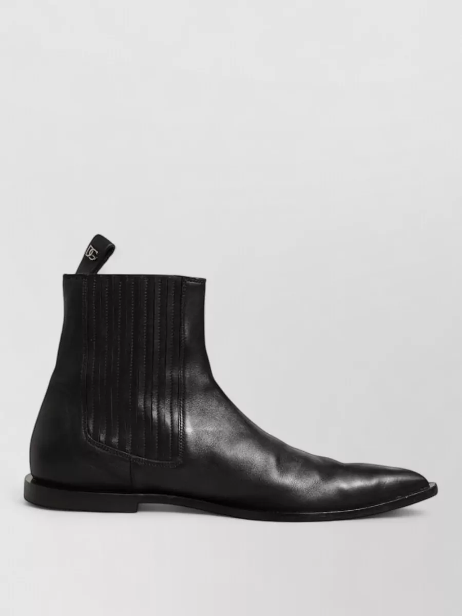 Dolce&Gabbana Leather Chelsea Boots