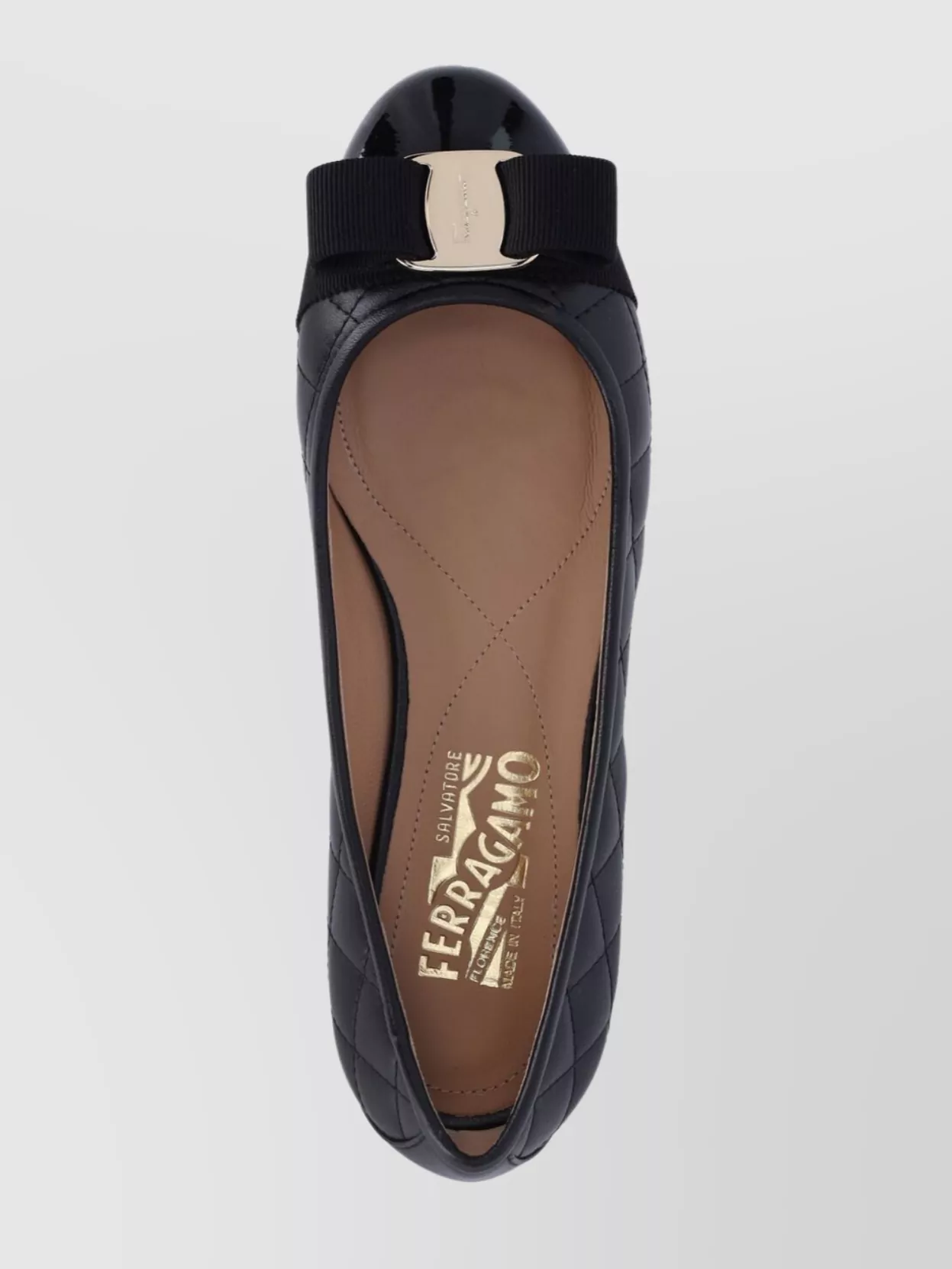 Ferragamo Ballet Flats Varina Patent Leather