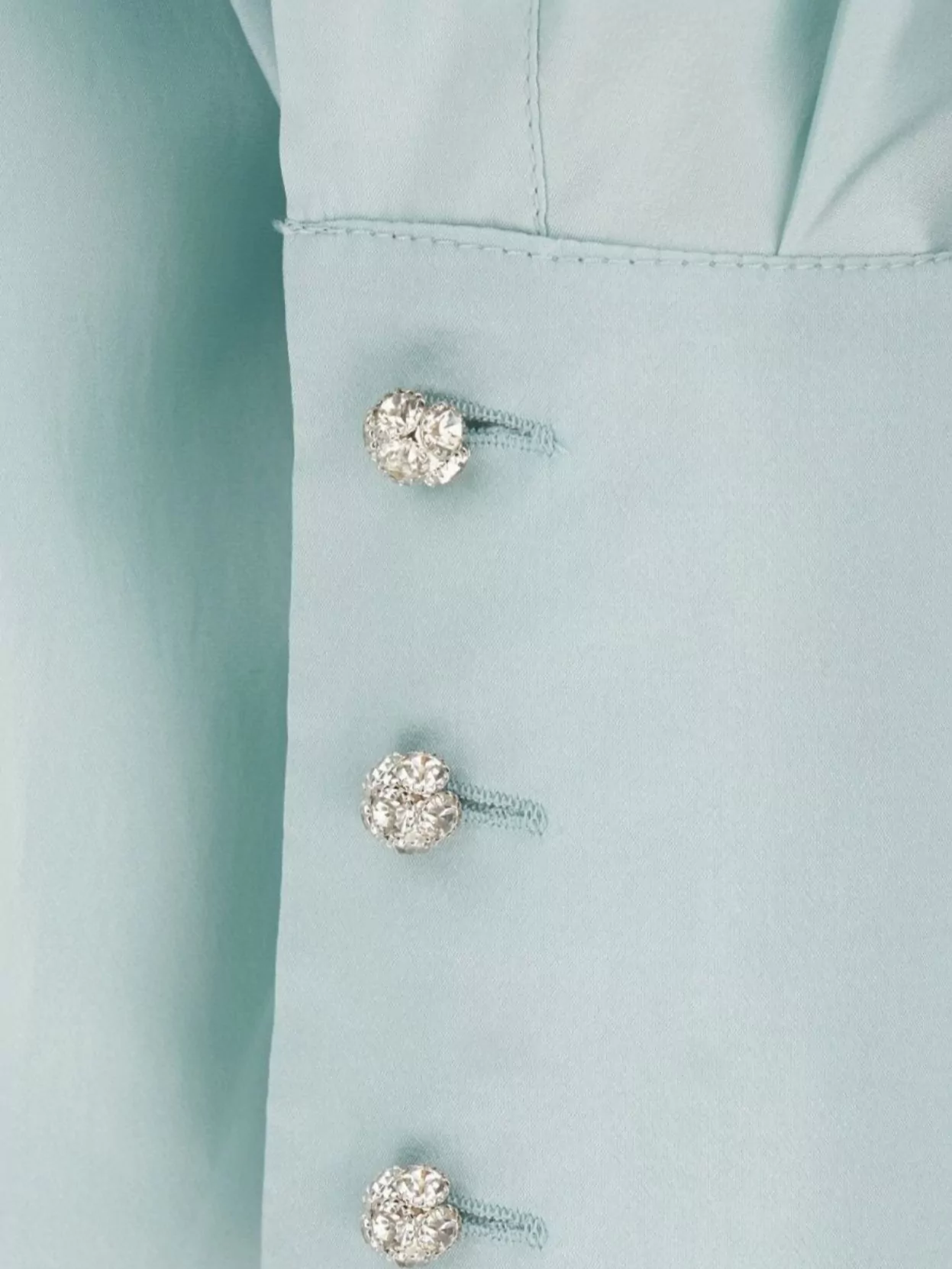 Max Mara Light Blue Polyester Blend Shirt