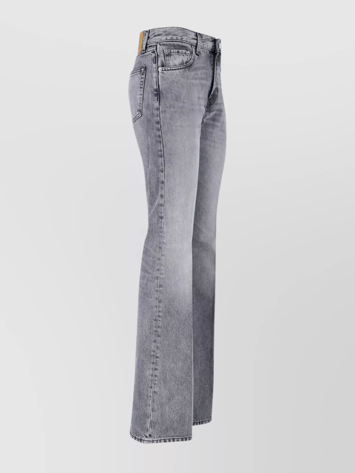 Haikure Straight Leg Trousers With Belt Loops