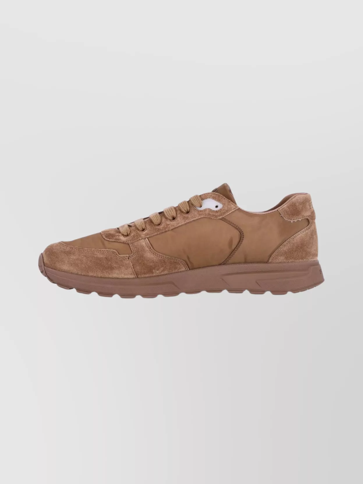 Prada Modern Low-Top Sneakers Suede Panels