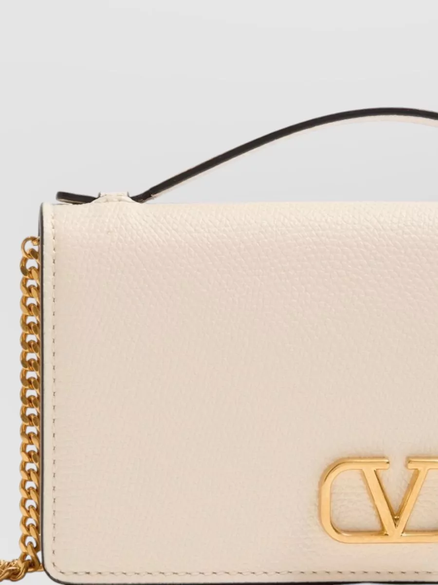 Valentino Garavani Vlogo Signature Leather Cross-Body Bag