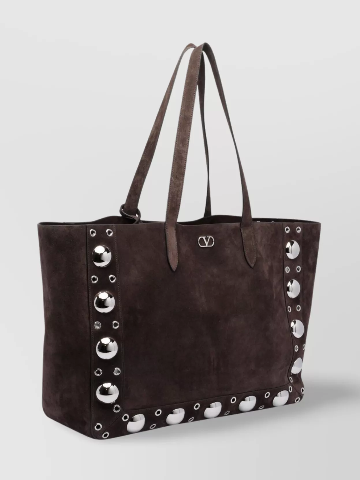 Valentino Garavani Studded Dual Handle Shoulder Bag