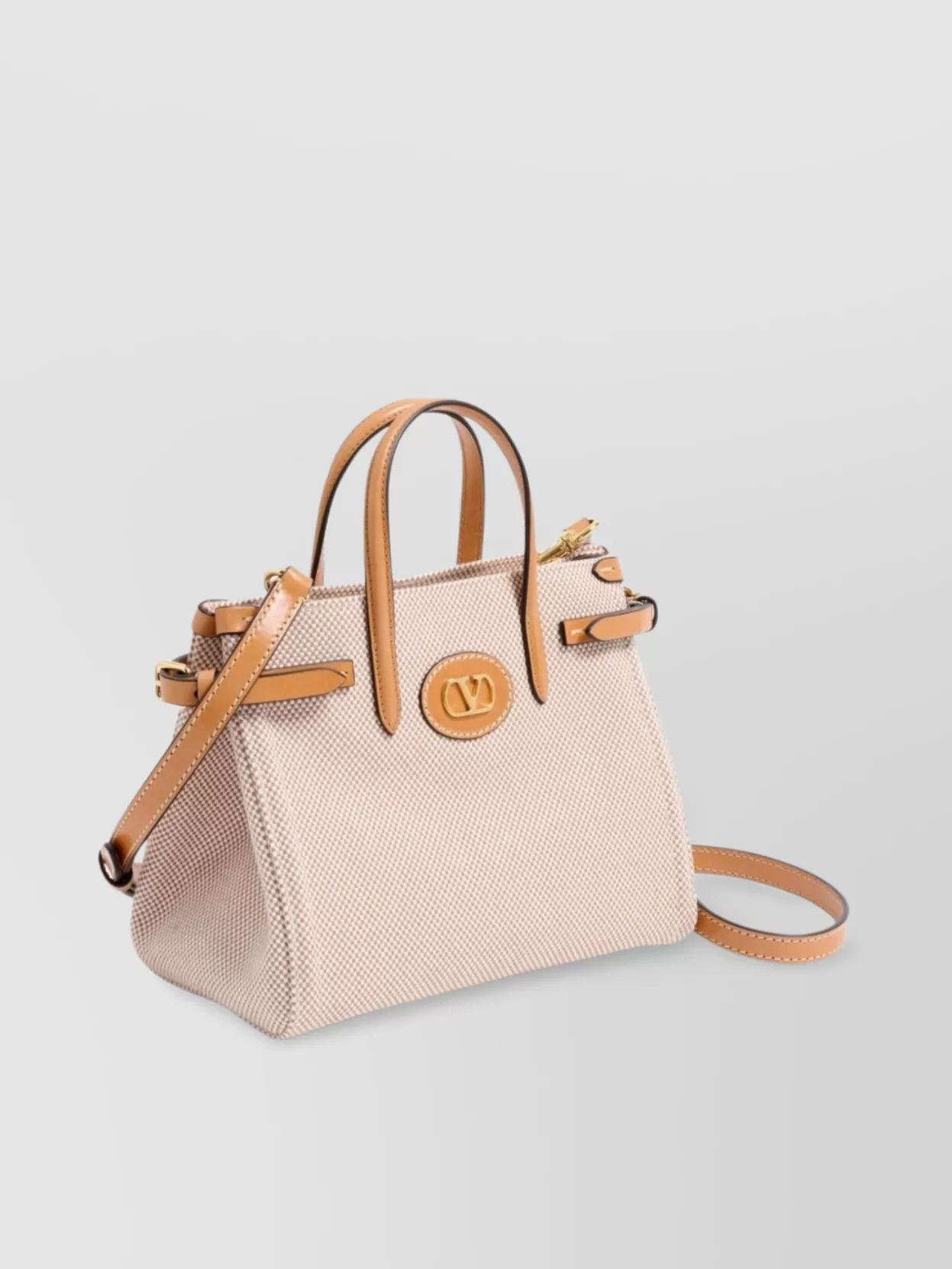 Valentino Garavani Antibes Canvas Tote Bag Small