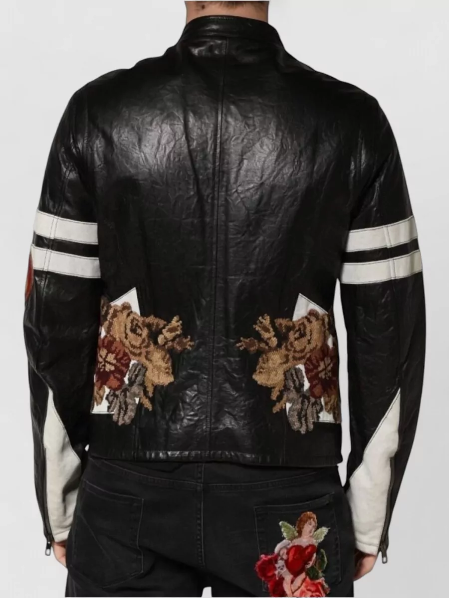 Dolce&Gabbana Leather Biker Jacket