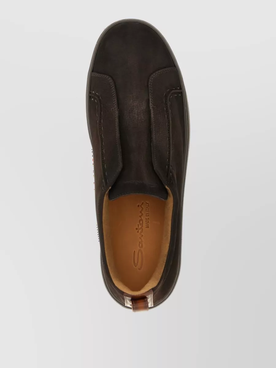 Santoni Leather Loafers