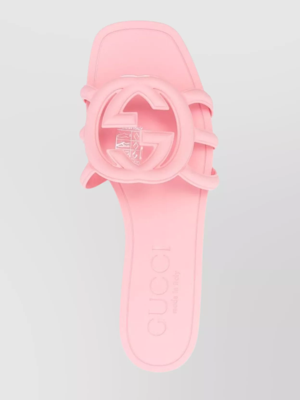 Gucci Rubber Flat Sandals