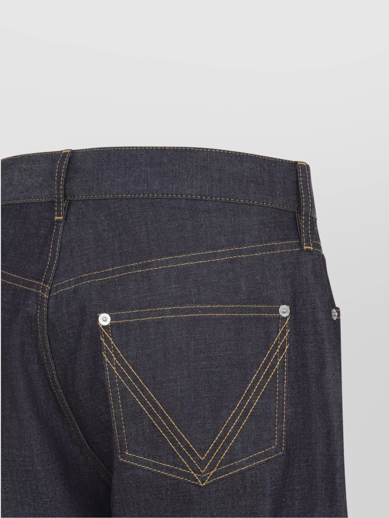 Bottega Veneta Denim Trousers Back Stitching