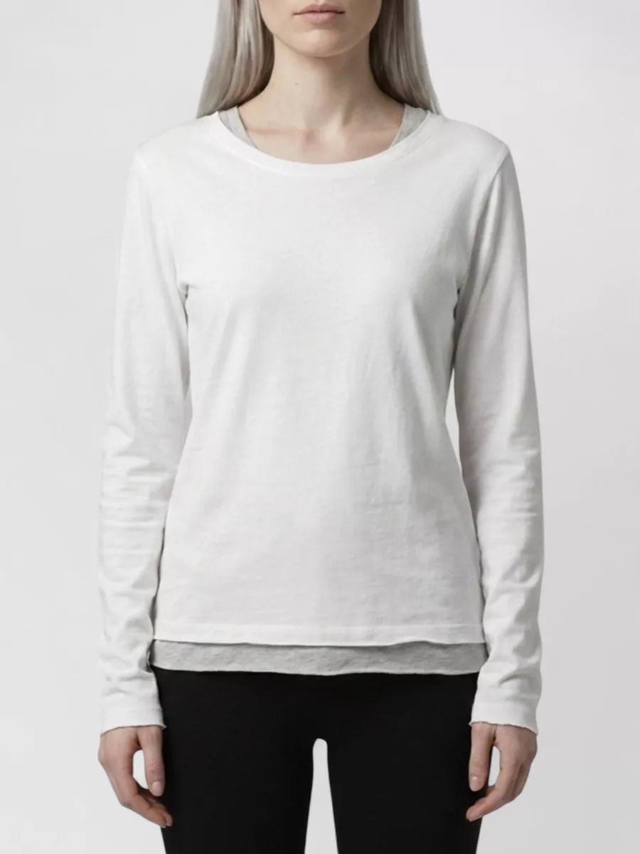 The Row Cotton ribbed slim-fit long-sleeve t-shirt