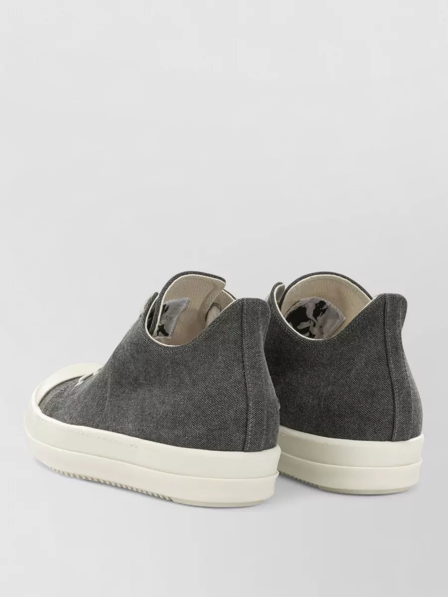 Rick Owens Drkshdw Canvas Low-Top Lace-Up Sneakers