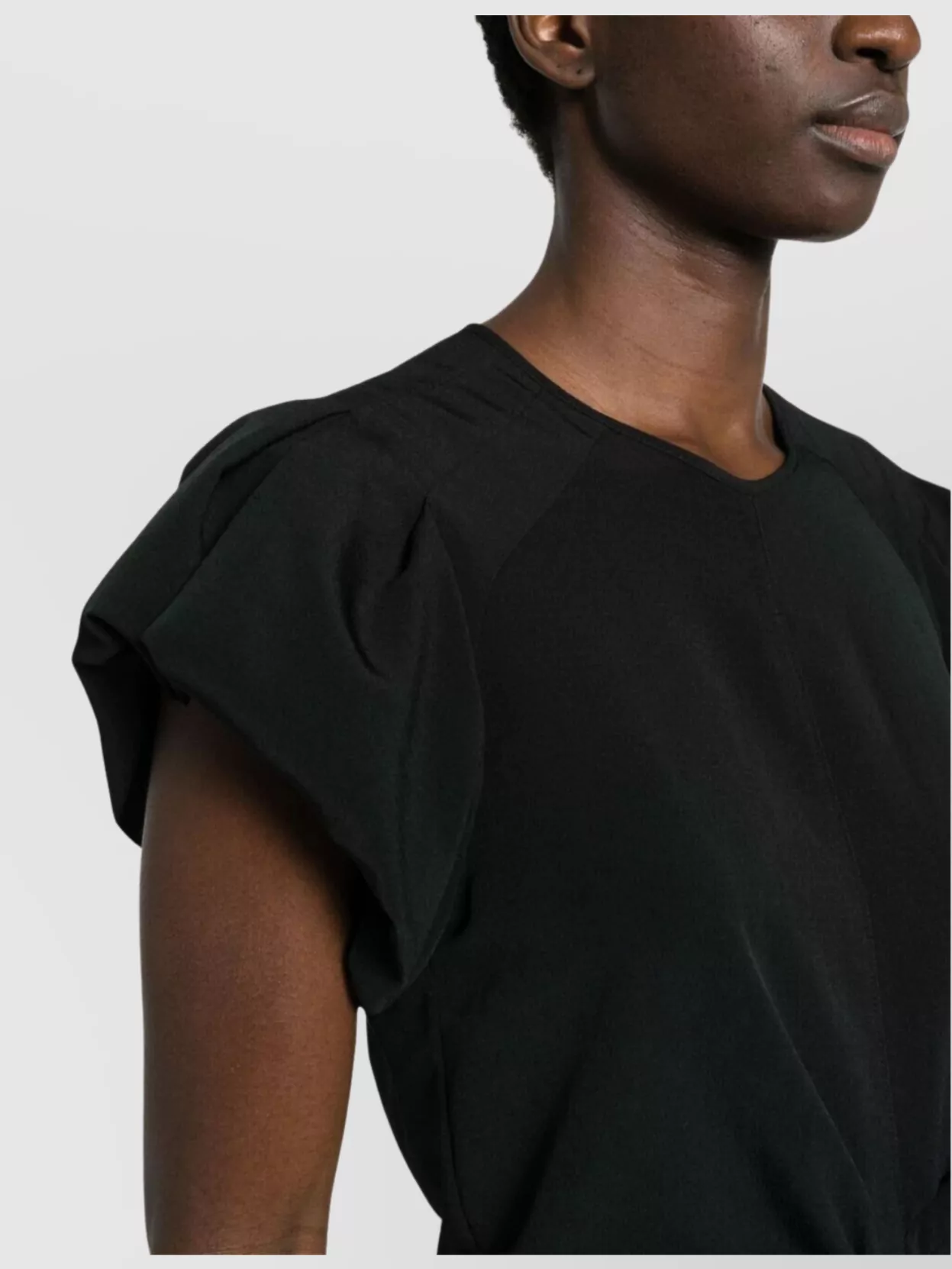 Isabel Marant Tullya Top With Ruffled Sleeves And Ruched Detail