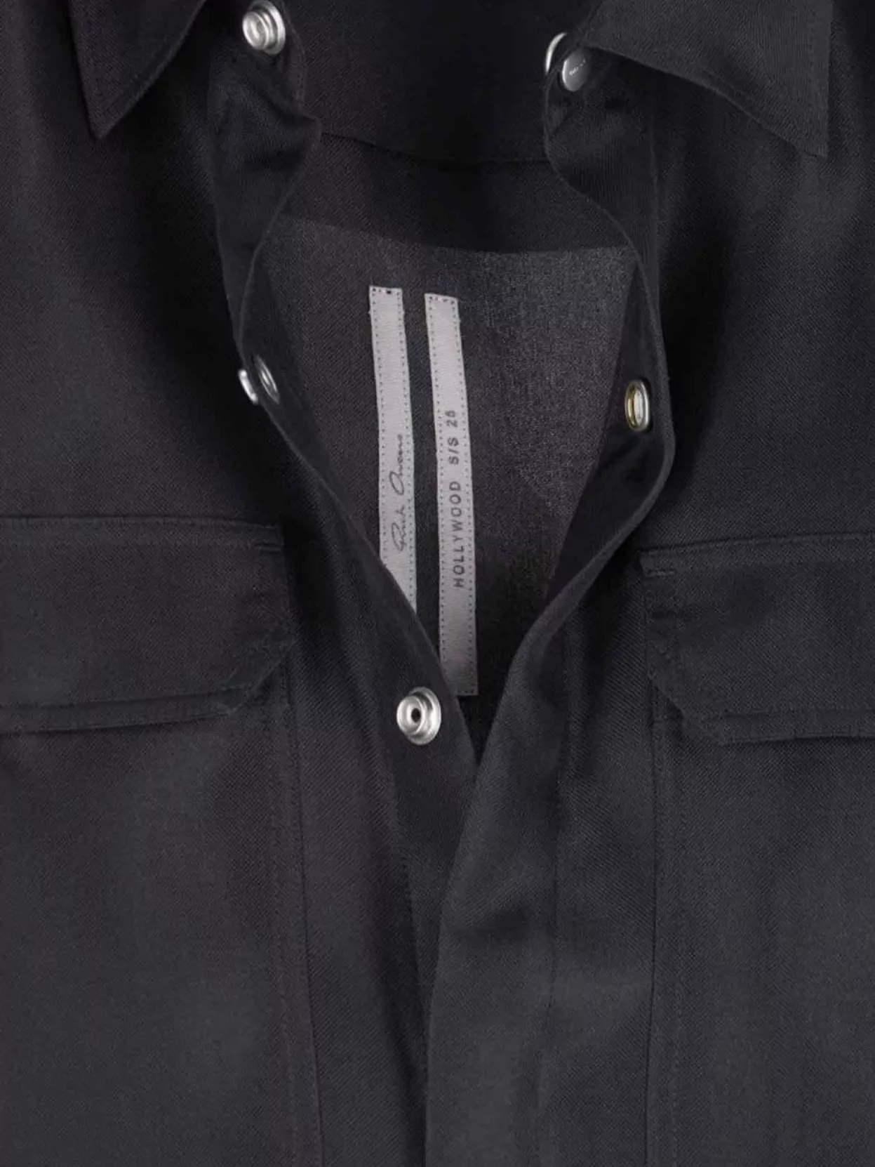 Rick Owens Casual Shirt With Long Sleeves And Chest Pockets