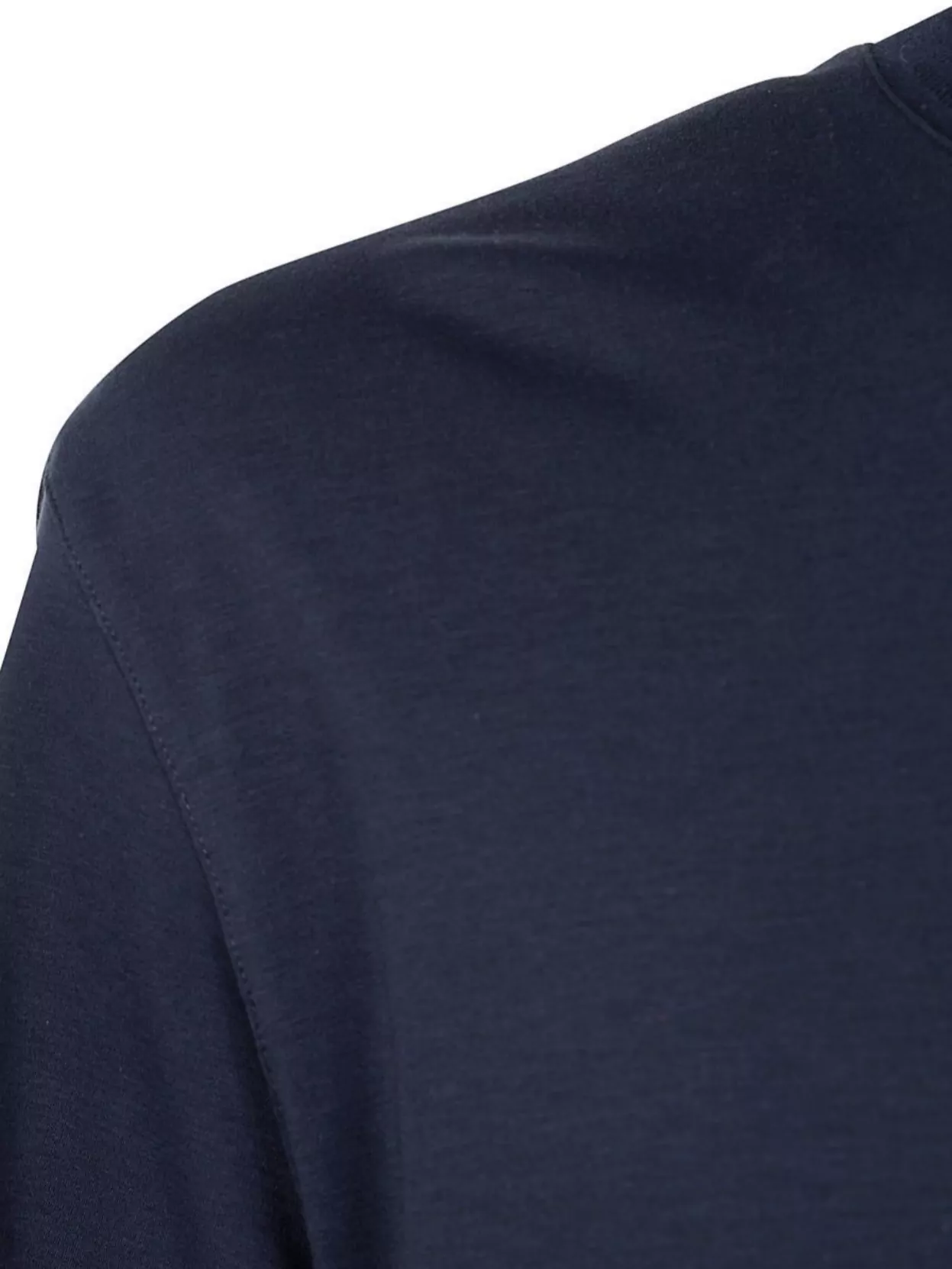 Zegna Crew Neck Cotton And Silk T-Shirt