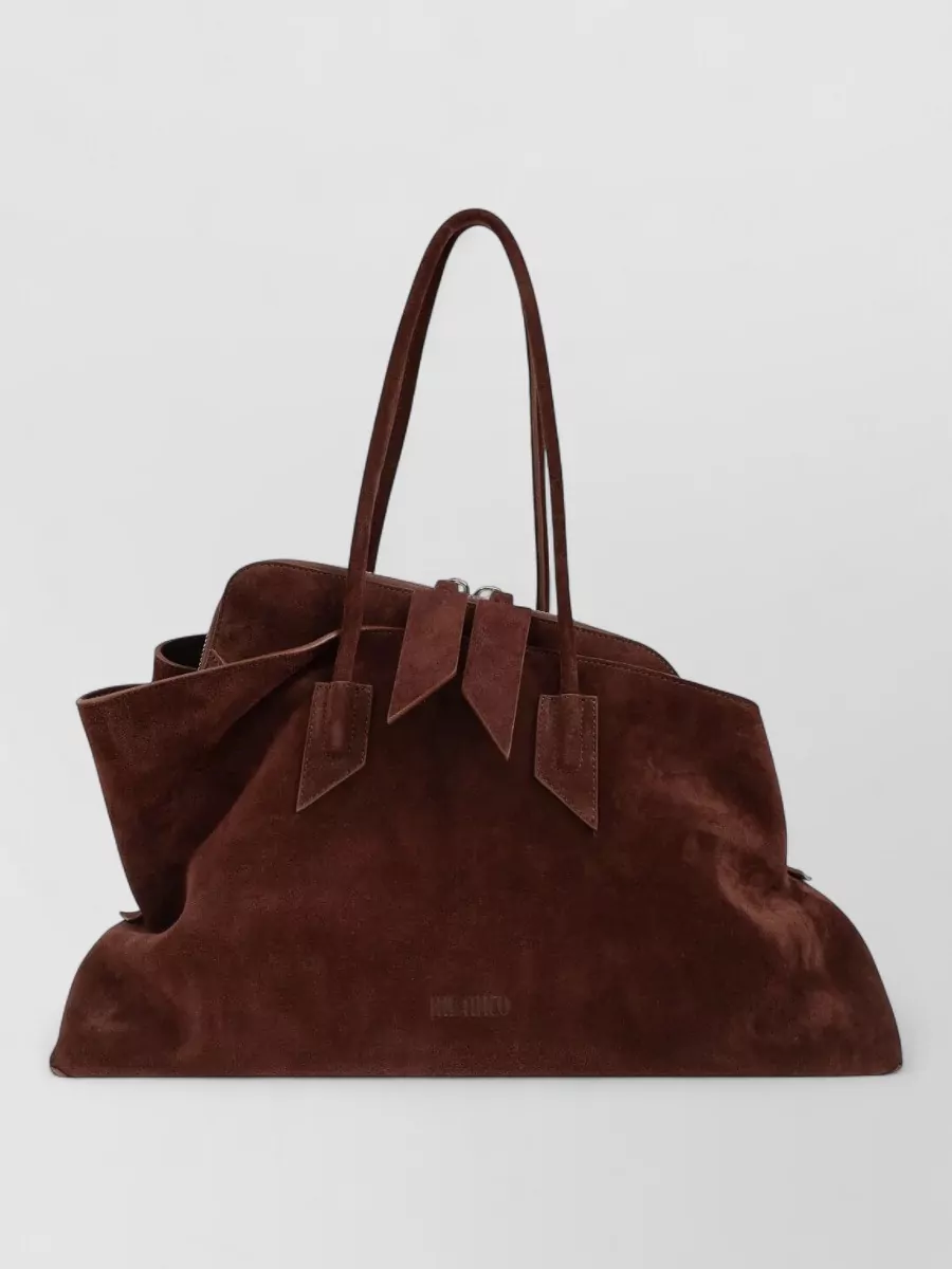 The Attico Medium Suede Leather Tote Bag