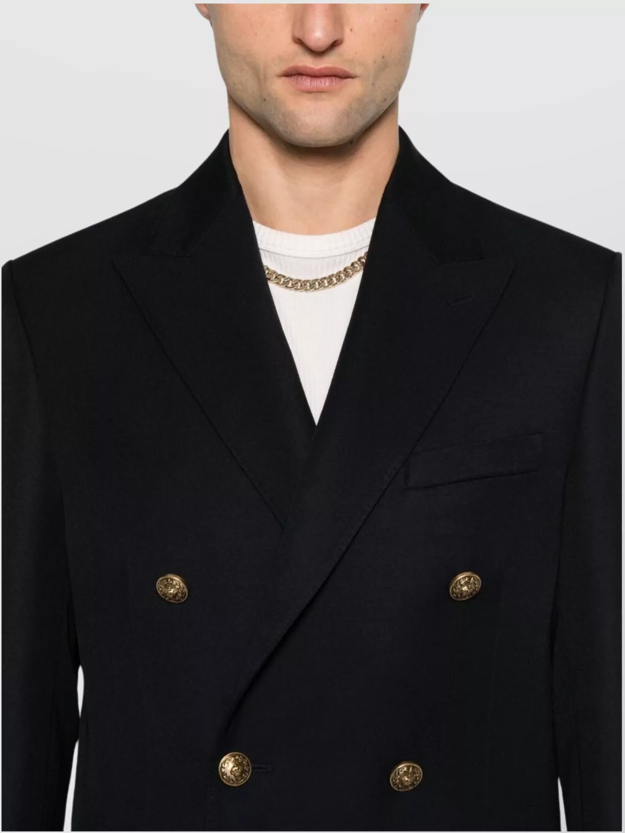 Golden Goose Double-Breasted Wool Blazer Jacket