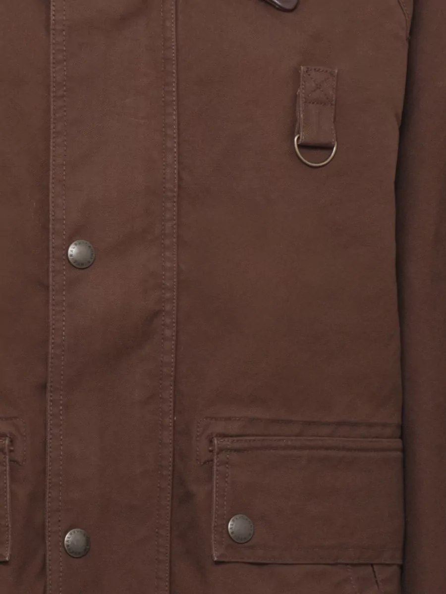 Ralph Lauren Cotton short single-breasted coat