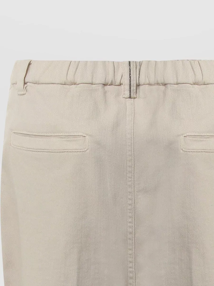 Brunello Cucinelli Relaxed Fit Trousers With Pleats And Pockets