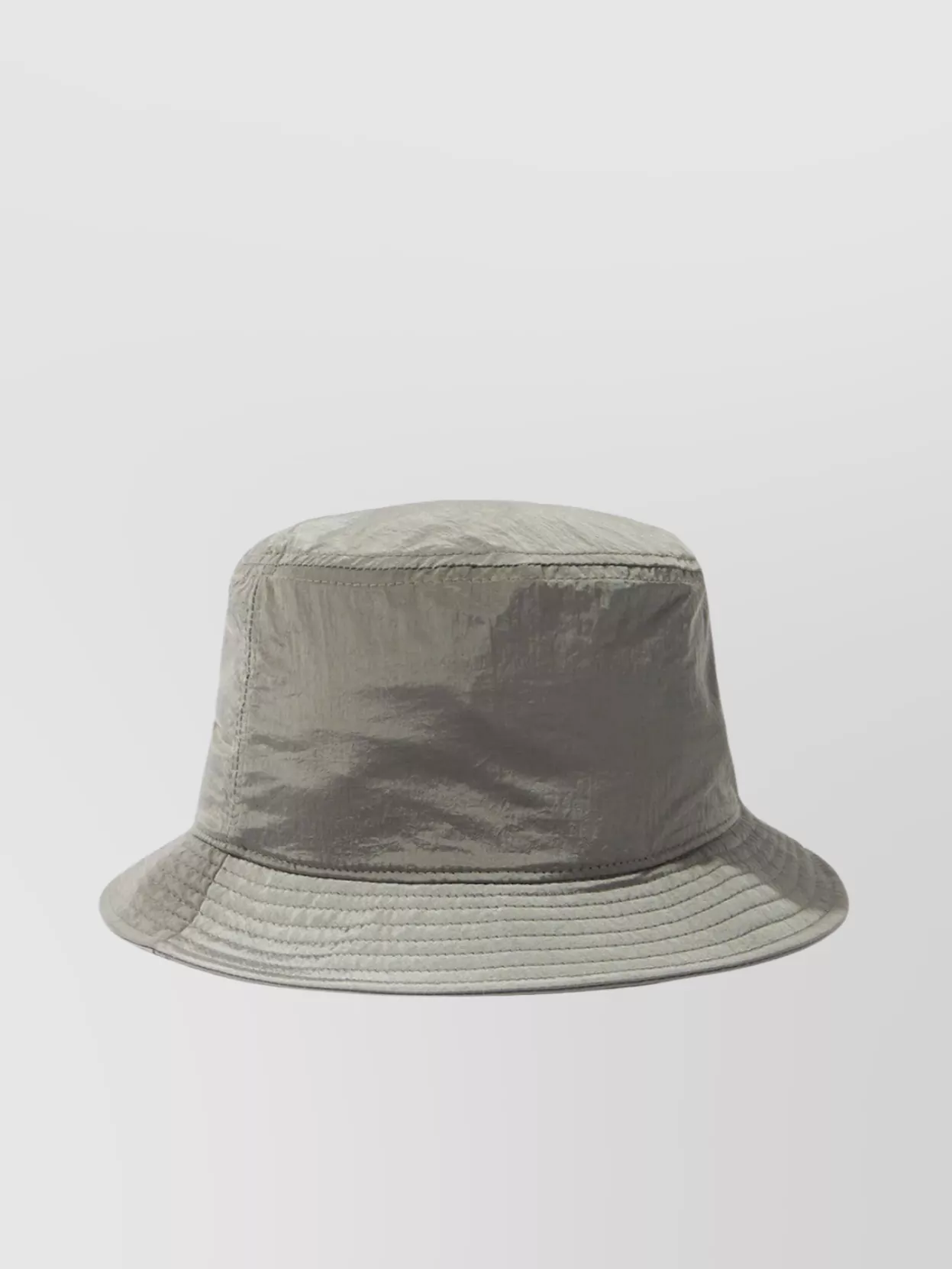 Stone Island Bucket Hat With Wide Brim And Mesh Lining