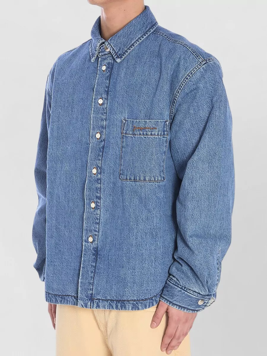 Jacquemus Denim Boxy-Fit Shirt