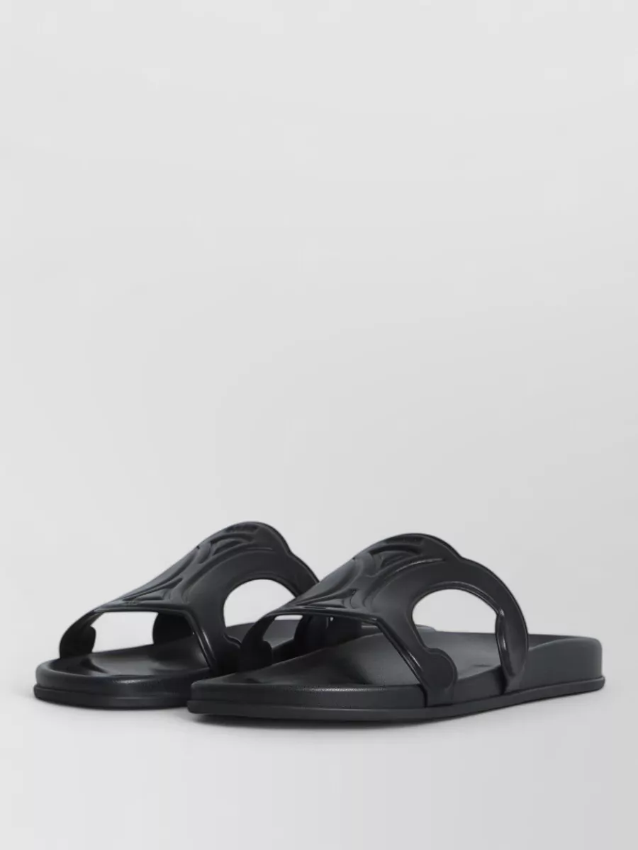 Celine Leather Slide Sandals