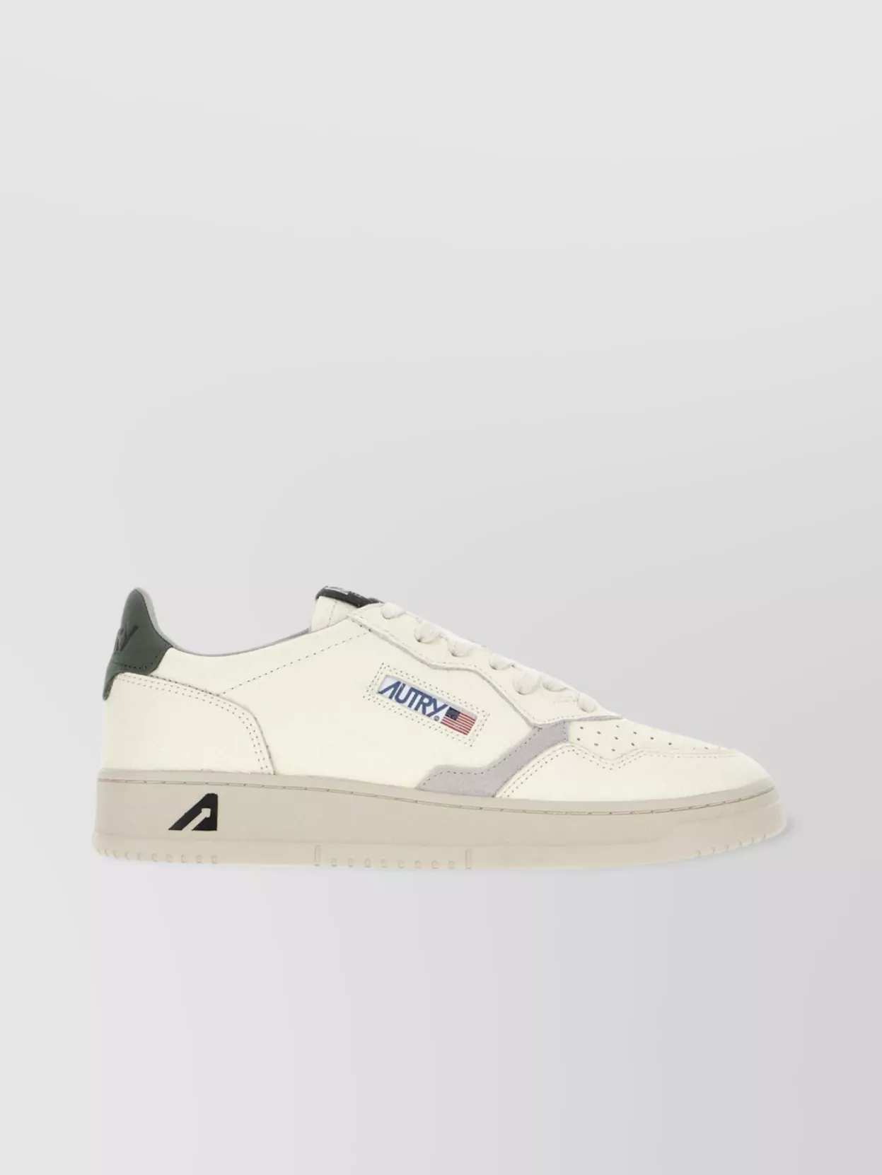 Autry Medalist Leather Sneakers Rubber Sole