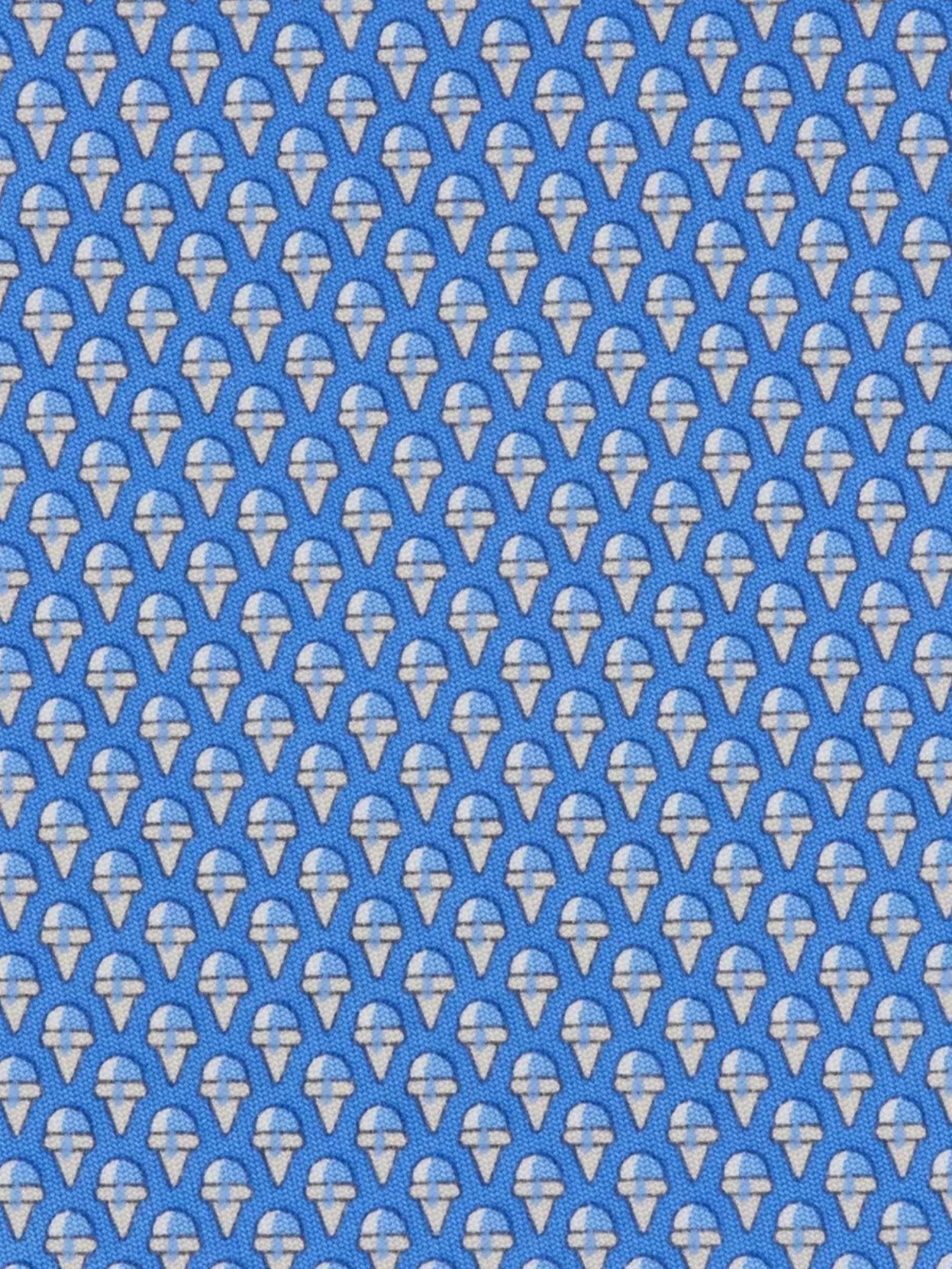 Ferragamo Silk Tie With Ice Cream Pattern