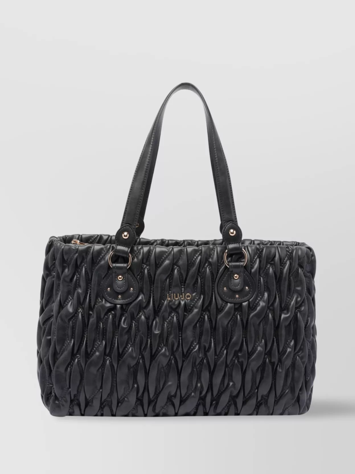 Liu •jo Quilted Texture Tote Bag With Shoulder Strap