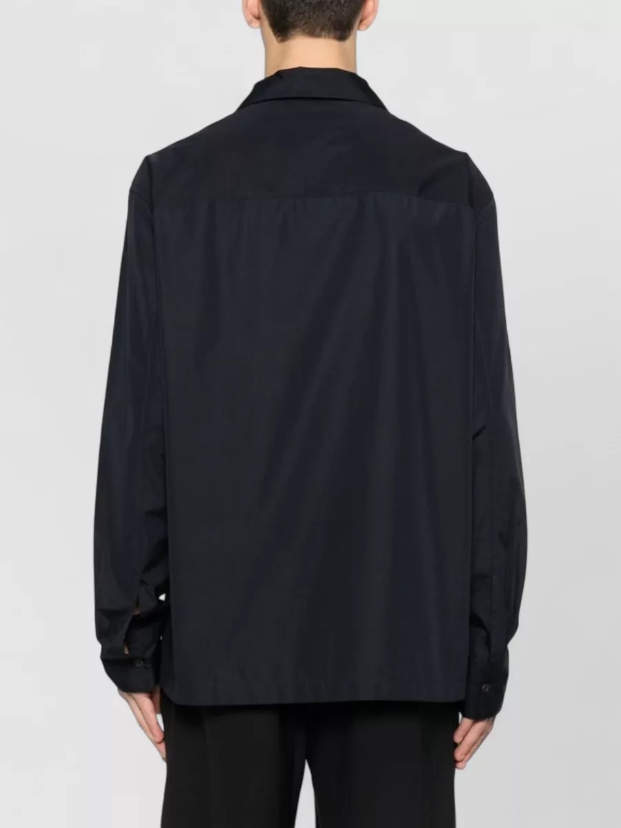 Jil Sander Cotton Shirt Long Sleeves Chest Pocket