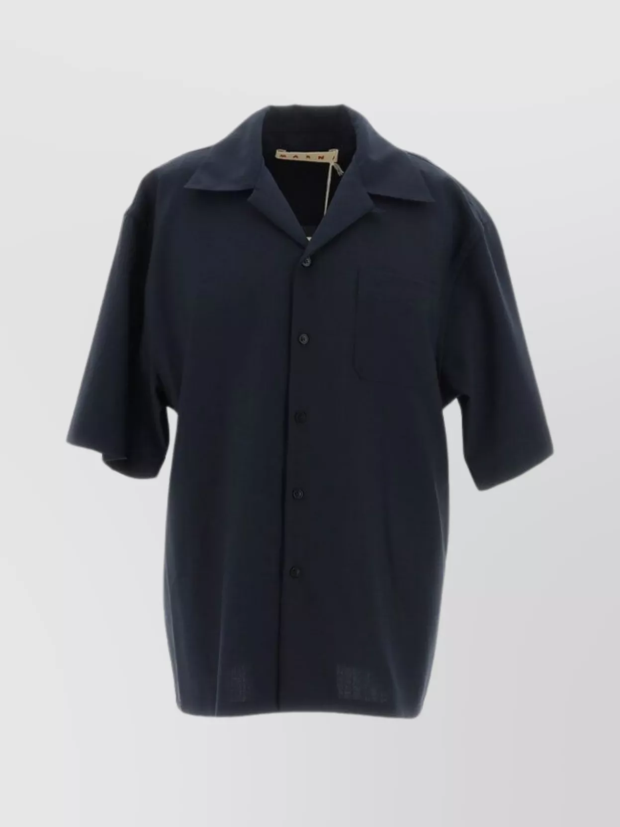 Shop Marni Pocketed Short Sleeve Shirt