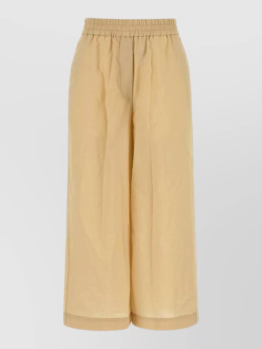 Loewe Paula's Ibiza cotton blend wide-leg trousers