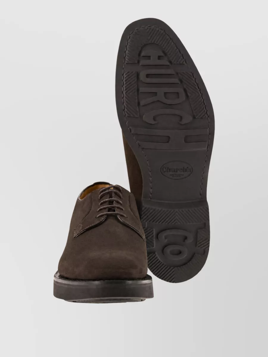 Church's Suede Leather Derby Shoes