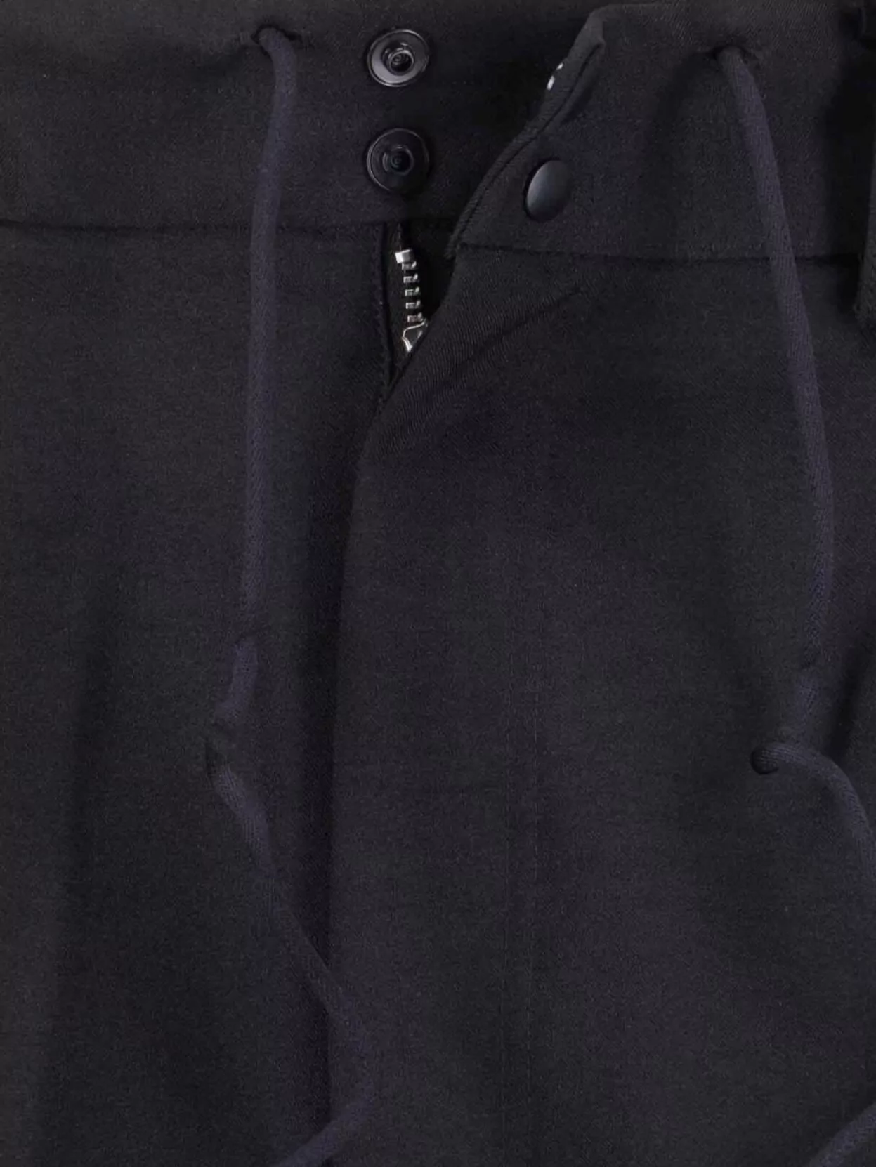 Y-3 Straight Trousers With Belt Loops And Cargo Pockets