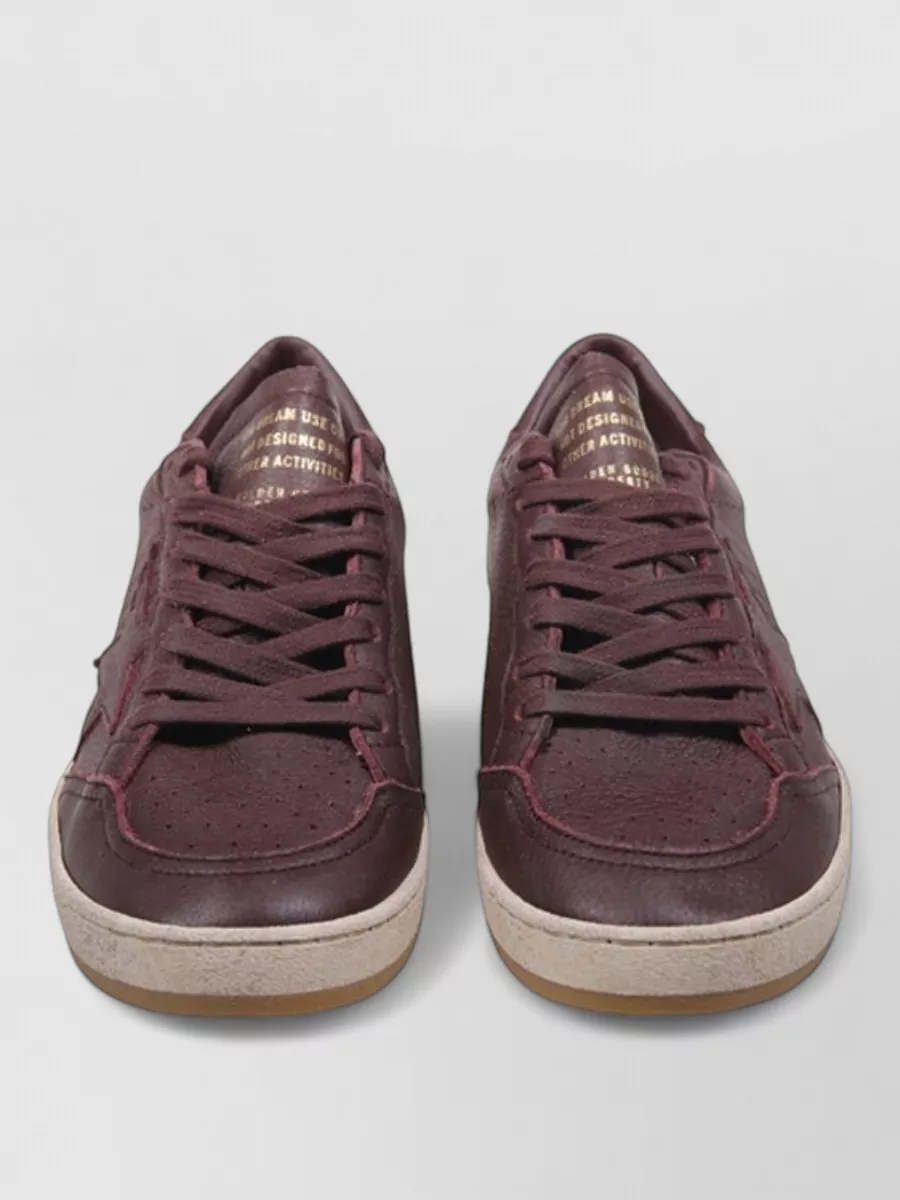 Golden Goose leather lace-up shoes