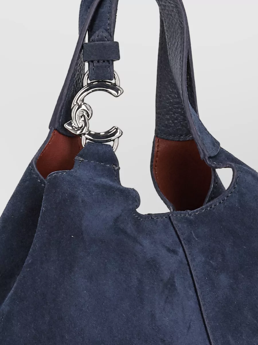 Coccinelle Suede Leather Shoulder Bag