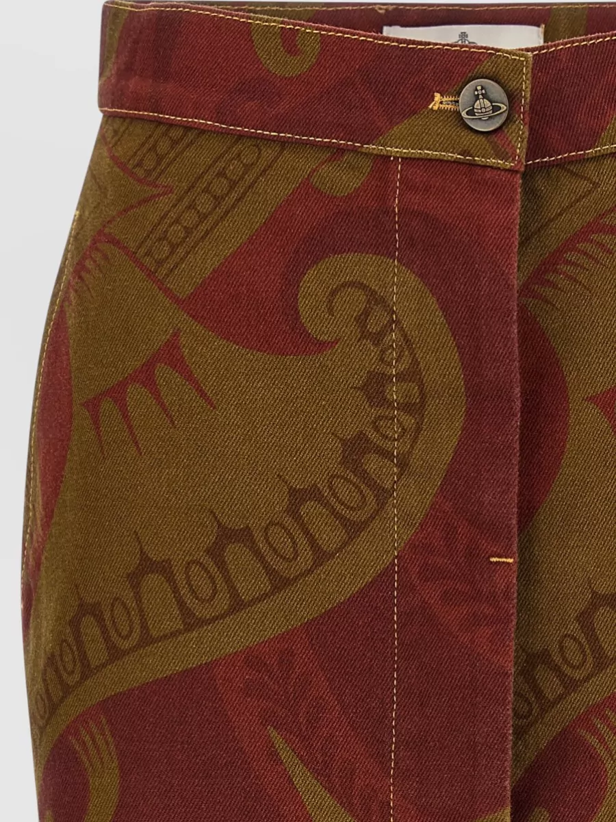 Vivienne Westwood All Over Print Skirt Trousers Design