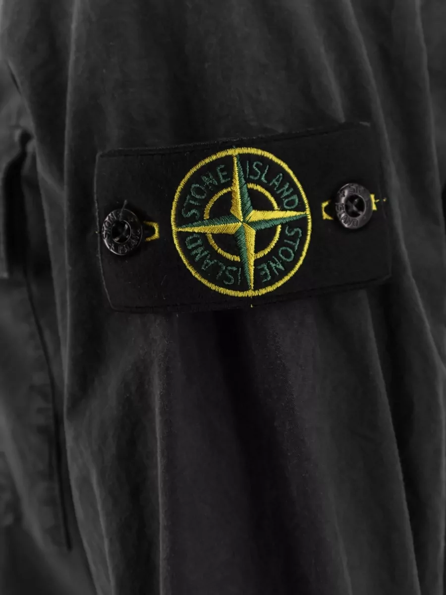 Stone Island Cotton Zip-Up Overshirt