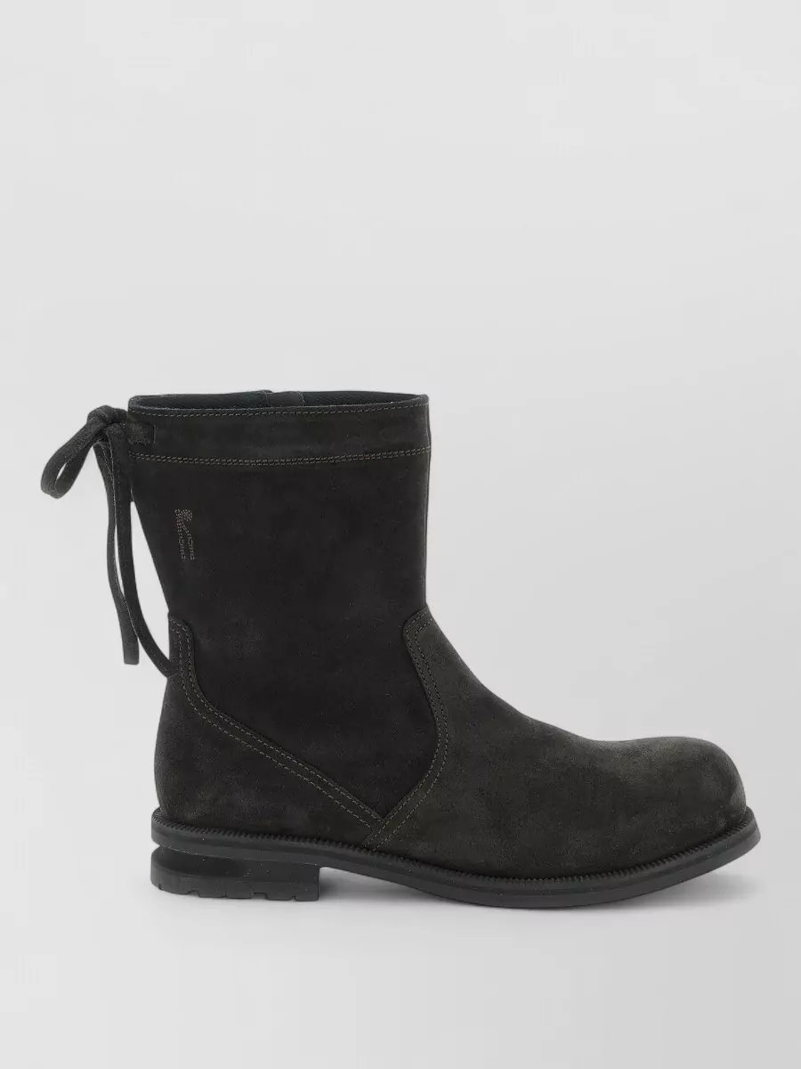 Kiko Kostadinov suede leather ankle boots