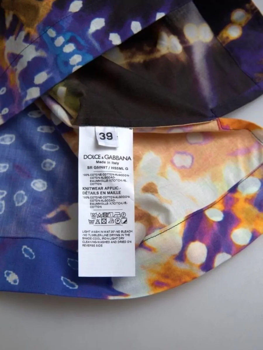 Dolce&Gabbana Printed Cotton Polo Shirt