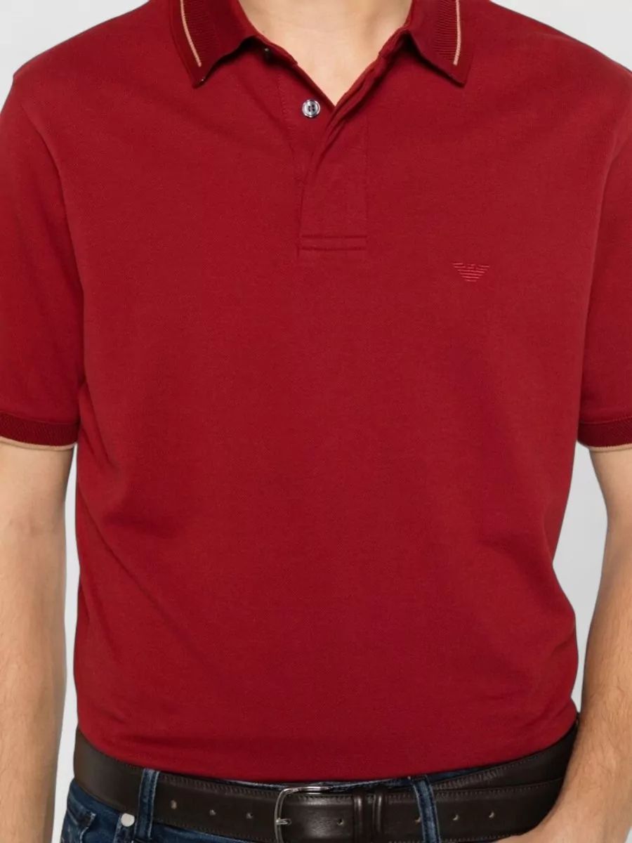 Emporio Armani Cotton Short-Sleeve Polo Shirt