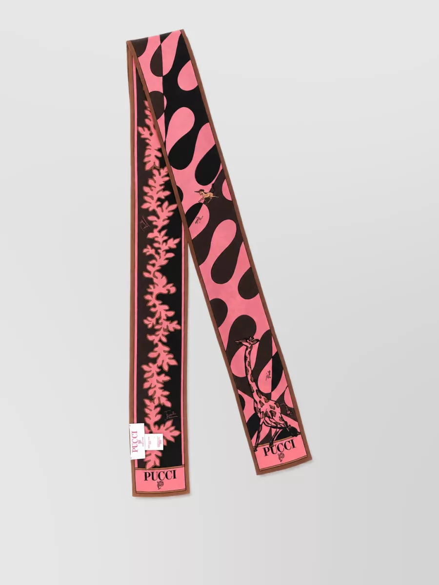 Pucci silk printed bandeau scarf
