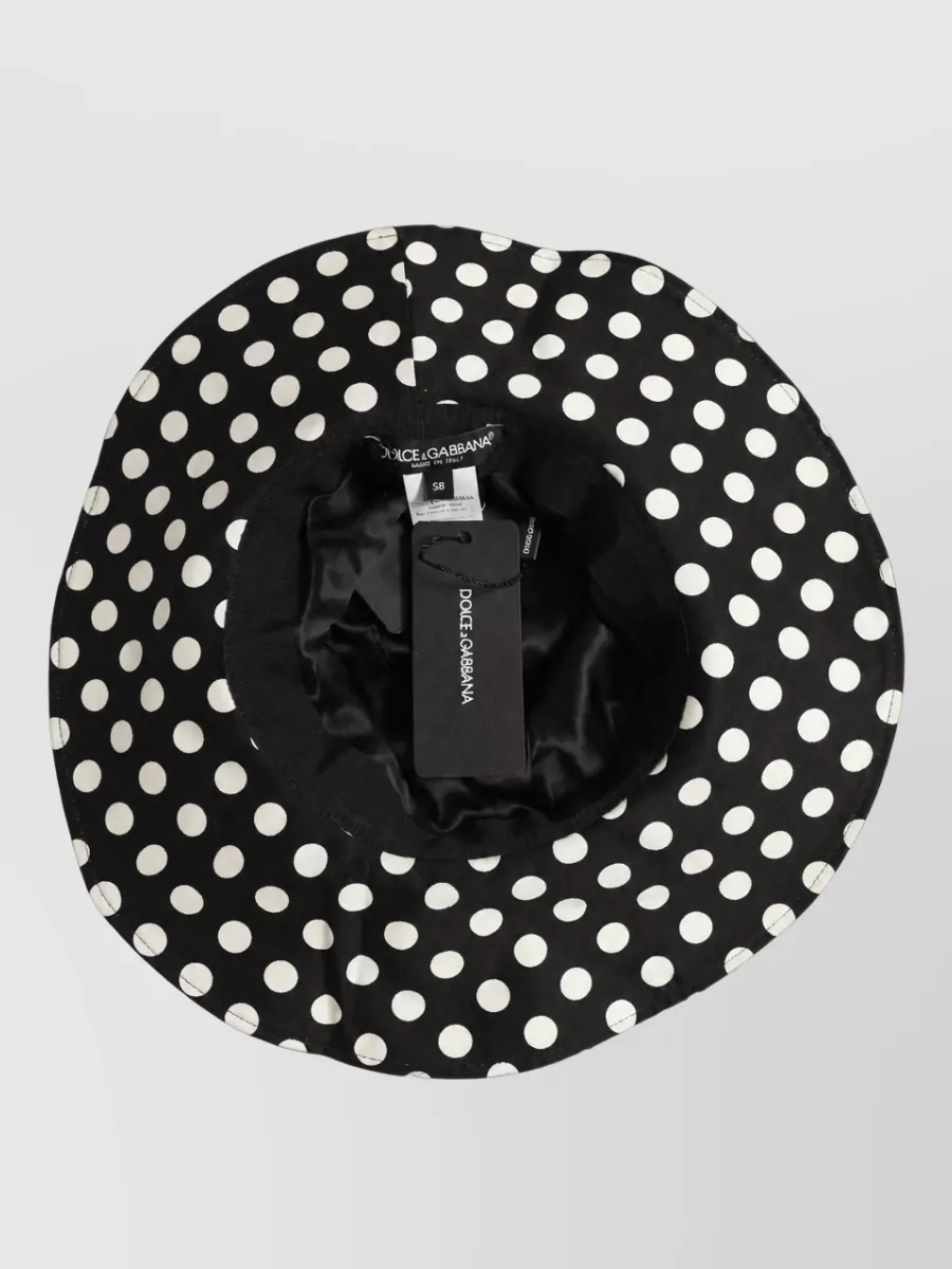 Dolce&Gabbana Cotton Polka Dot Headband