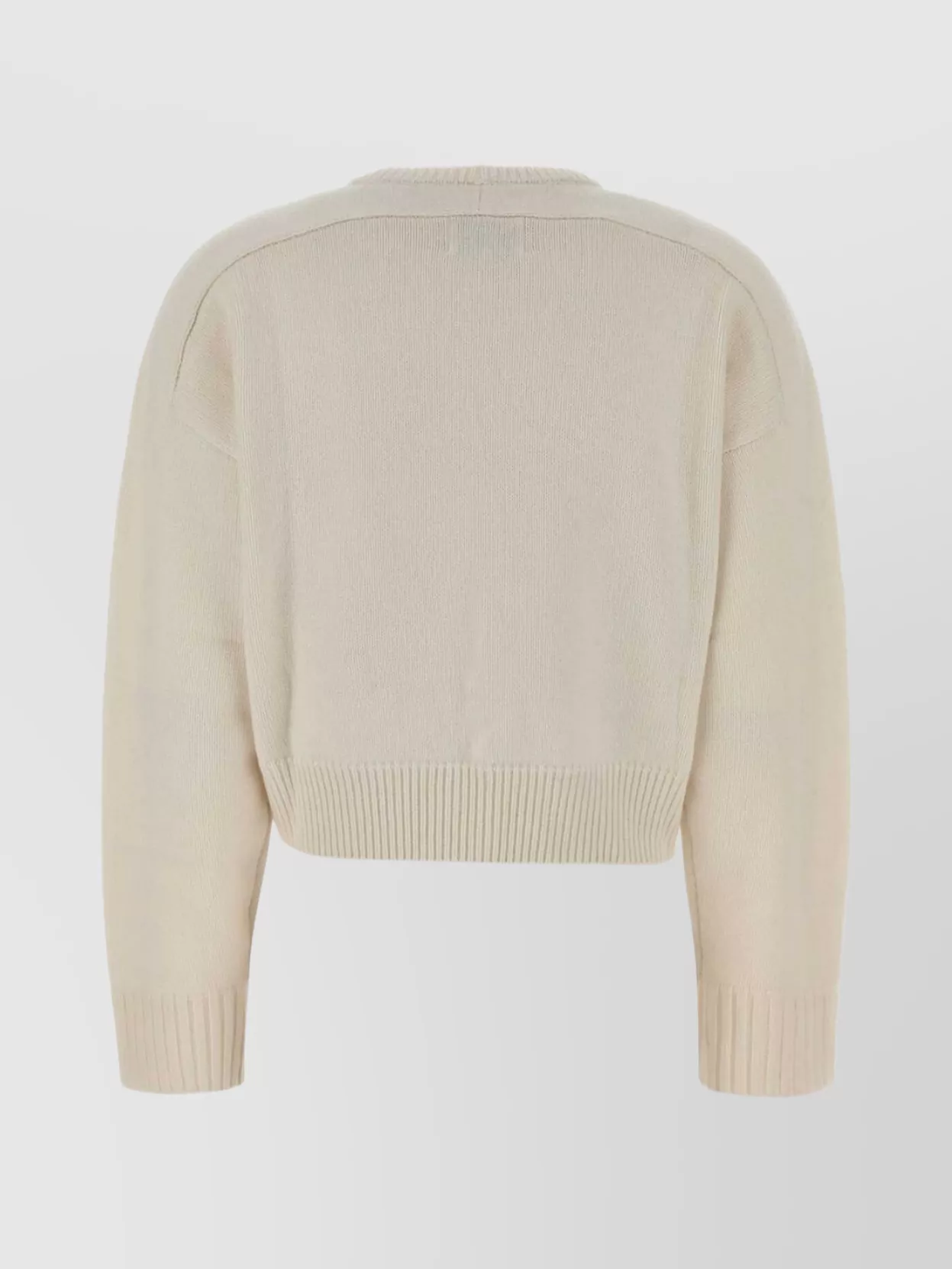 Loulou Studio Loulou Ivory Wool Blend Bruzzi Sweater In White