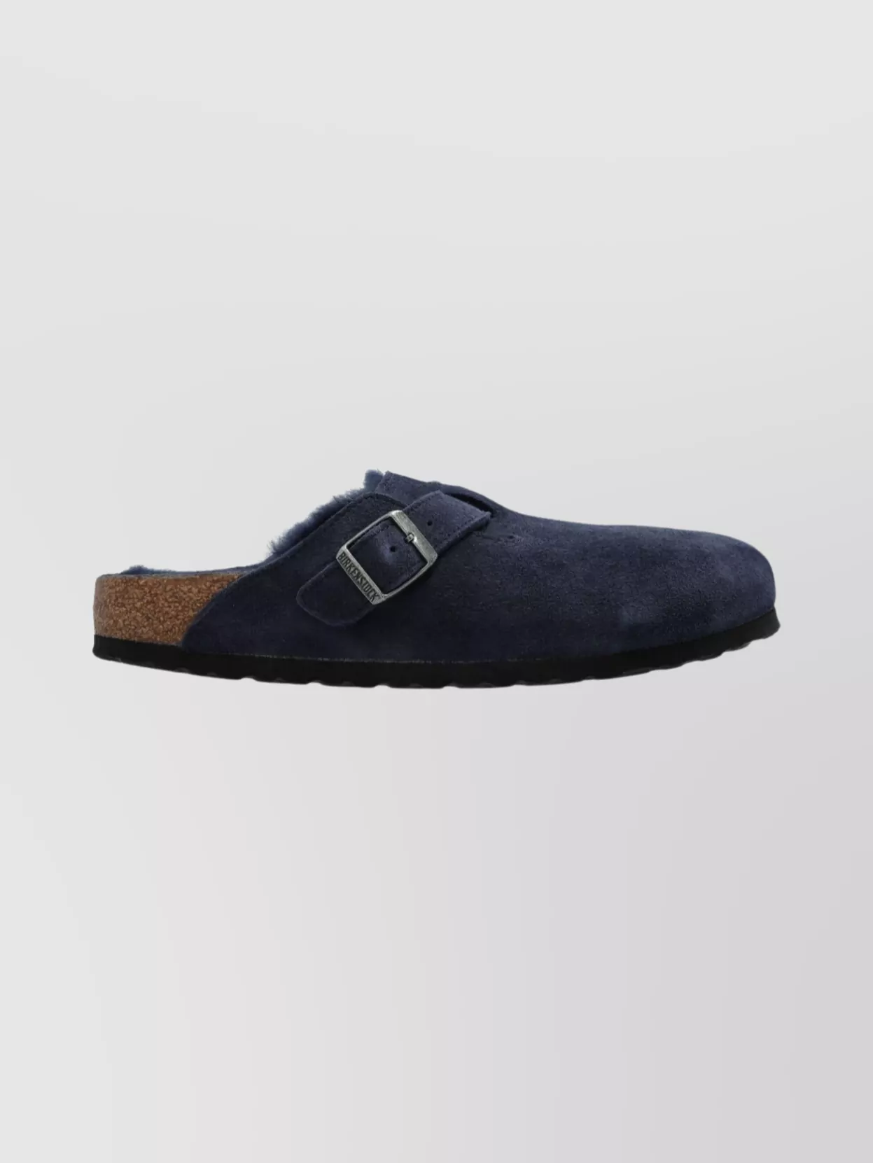 Birkenstock Mules With Buckle Detail And Suede Finish