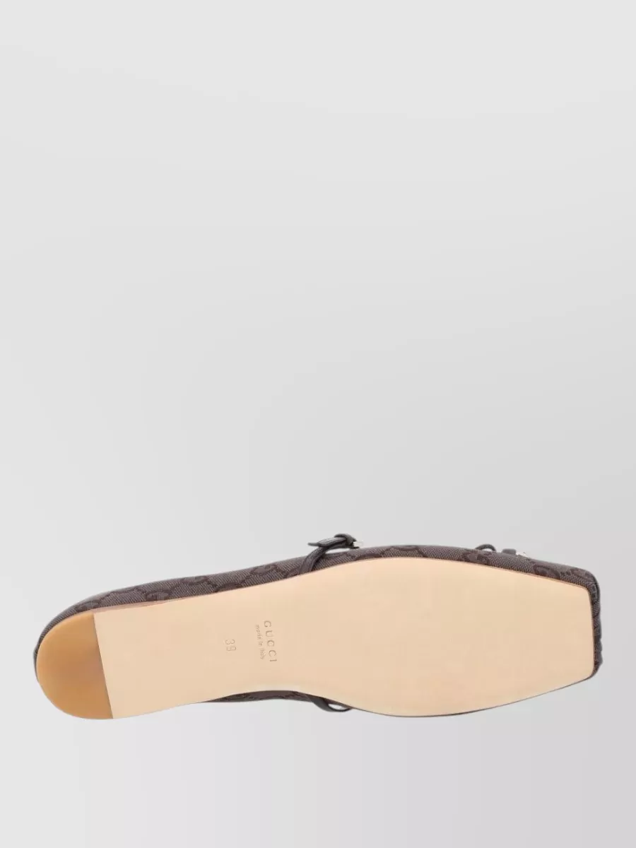 Gucci Logo-Detail Ballerina Shoes