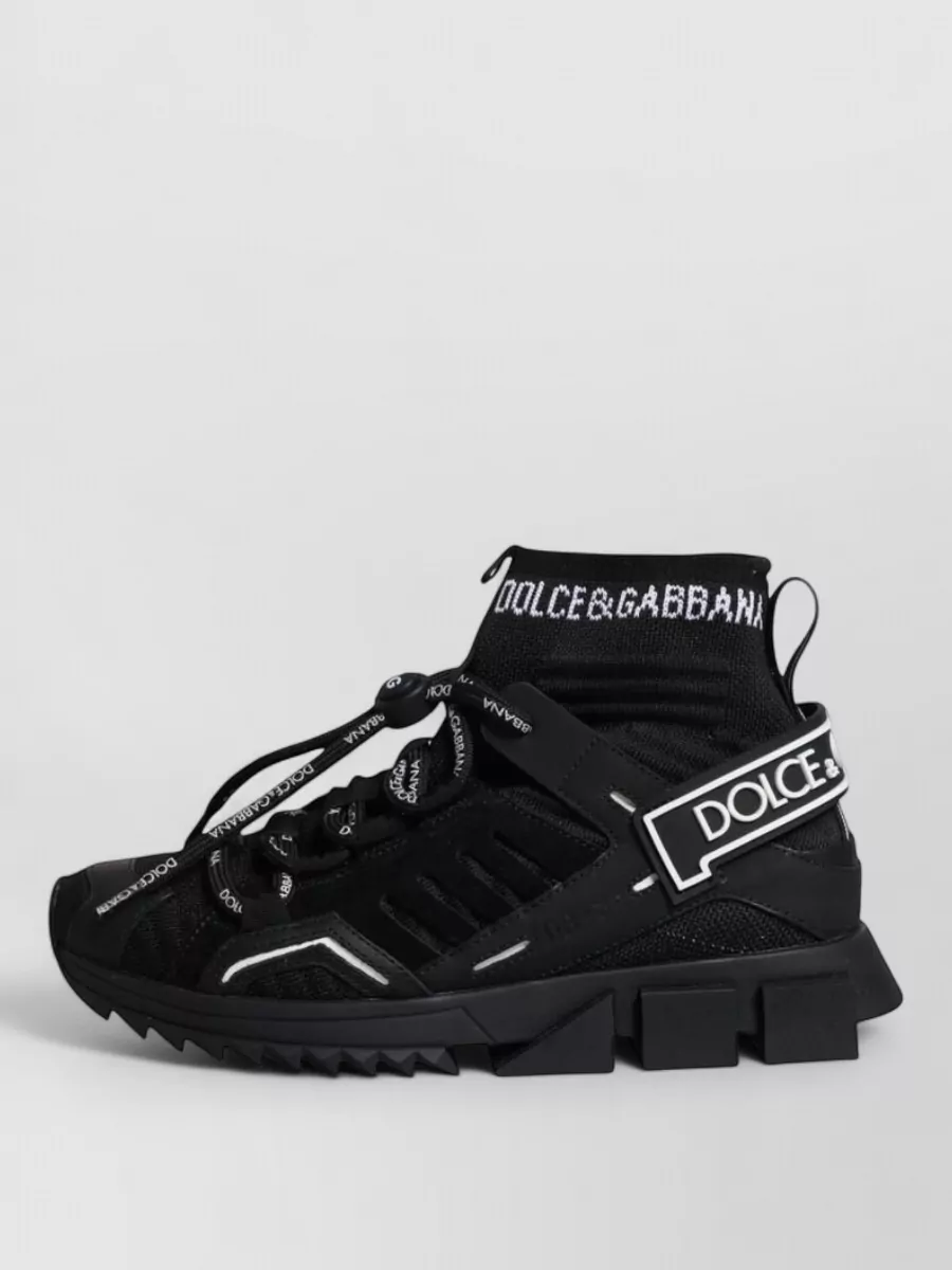 Dolce&Gabbana Sock Lace-Up Sneakers