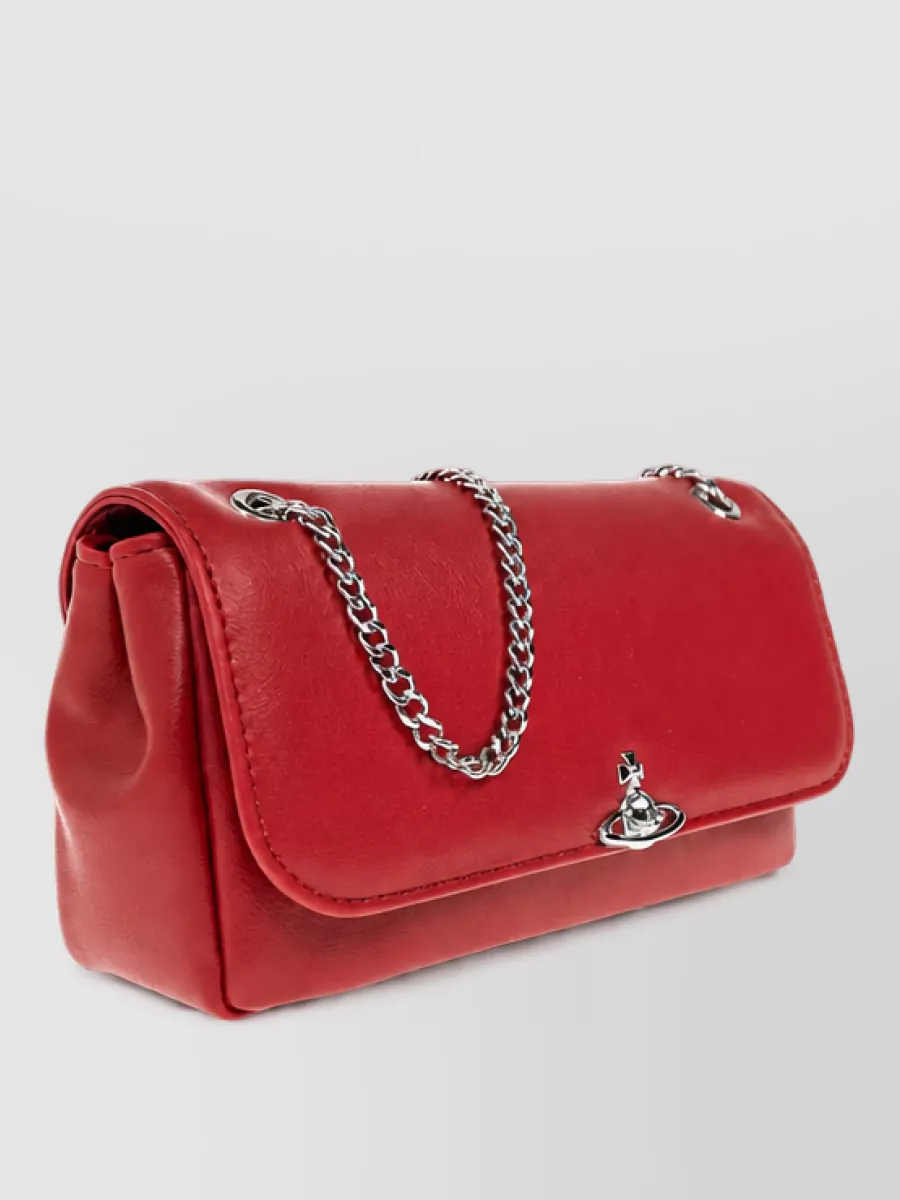 Vivienne Westwood Orb Polyester Chain Shoulder Bag