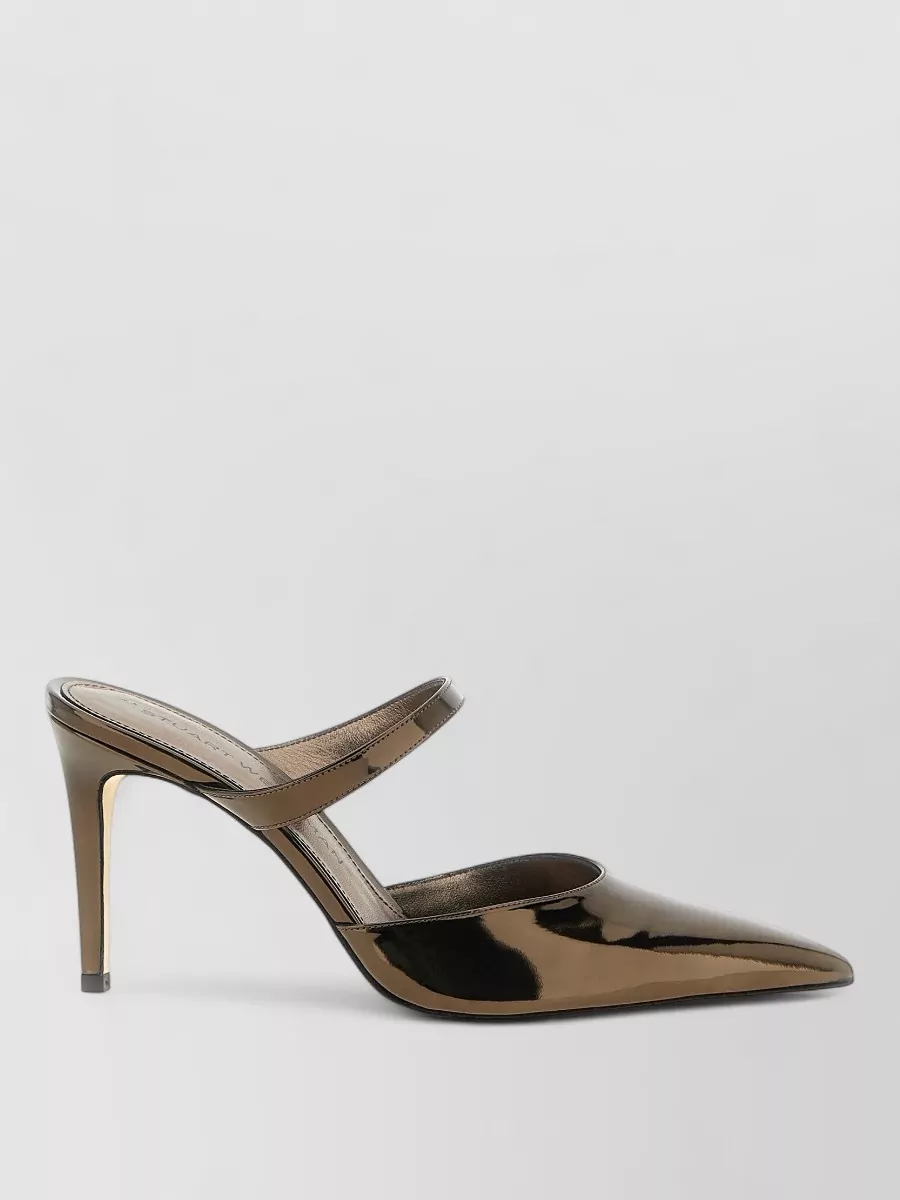 Stuart Weitzman Patent Leather Mules