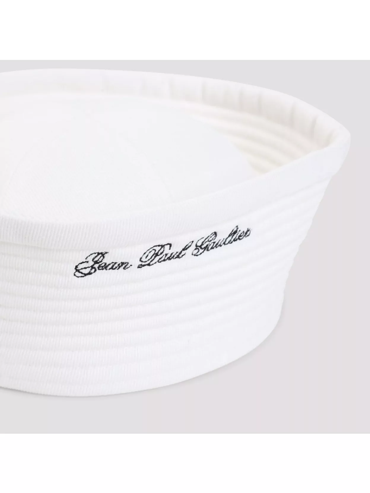 Jean Paul Gaultier Sailor Hat With Wide Brim And Embroidery