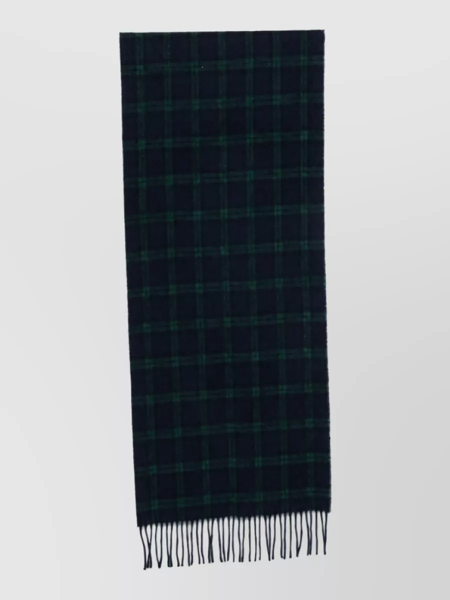 Baracuta wool blend scarf